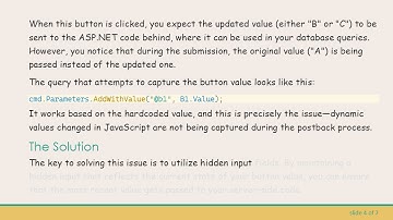 How to Pass a Javascript-Updated Value from input type="button" to ASP.NET Code Behind