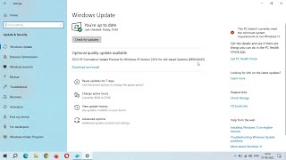 Windows 10 Cumulative Update For Version 22H2 x64 Based Systems - Bad Thing!