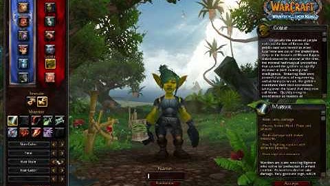 World of Warcraft : Cataclysm Alpha Character Creation GobelinF