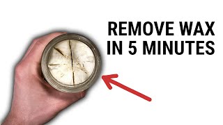 How To Remove Wax From A Candle Jar Without Water in 5 Minutes