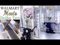 How To Cover Up A Wall WITH MIRRORS AND PLATES! Walmart Meets Dollar Tree series