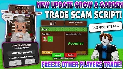 🆕 [2025] Grow A Garden 🌸 TRADE FREEZE Script 🧊 | Freeze Game 🎮 | New TRADE SCAM 💸 (WORKING ✅