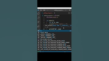 ADD two number using C language | C programming for beginners | C language add 2 number | #shorts