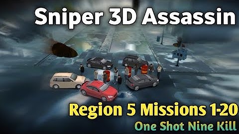 Sniper 3D Assassin | Region 5 Missions 1-20 Insane Sniper Fights