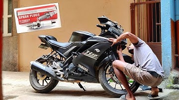 Yamaha R15 v3 spark plug replacement