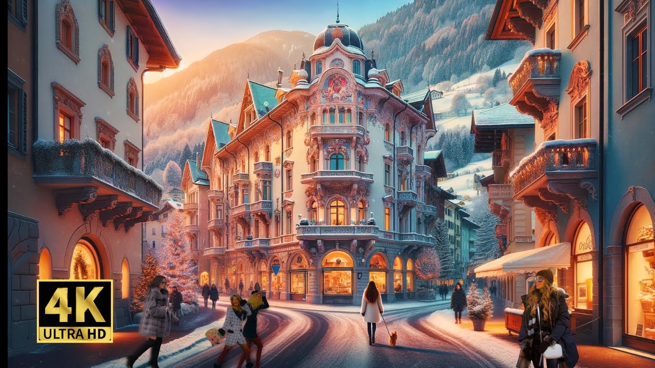 Больцано 🇮🇹 — очаровательный тирольский город на севере Италии. 4K пешеходная экскурсия