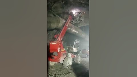 Manitou telehandler for Tunneling