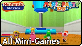 Mario Party DS  All MiniGames (2 Players, Expert Difficulty)