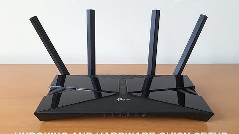 tp-link AX3000 Archer AX50 Unboxing and Hardware Setup