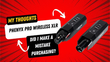 Phenyx Pro PTU X wireless transmitter, DID I MAKE A MISTAKE!?