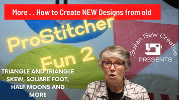 Prostitcher Fun 2 - Triangles, Skewing And More On Your #longarm !