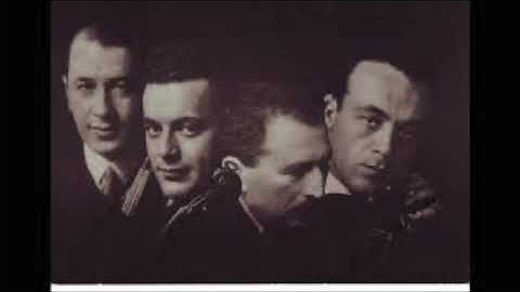 Brahms, String quartet no. 2 in A minor, op. 51, no. 2 (Budapest Quartet/1935)