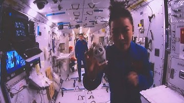 GLOBALink | Taikonauts conduct parabolic experiment in space station