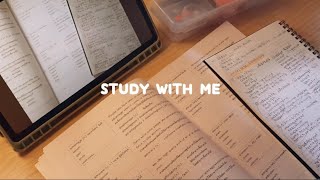 study with me | 1hour | fire crackling | real time, no music