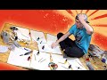 Painting 8 Epic Watercolor Characters At The Same Time!