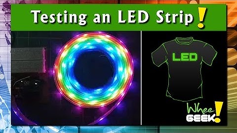 Testing a NeoPixel Strip
