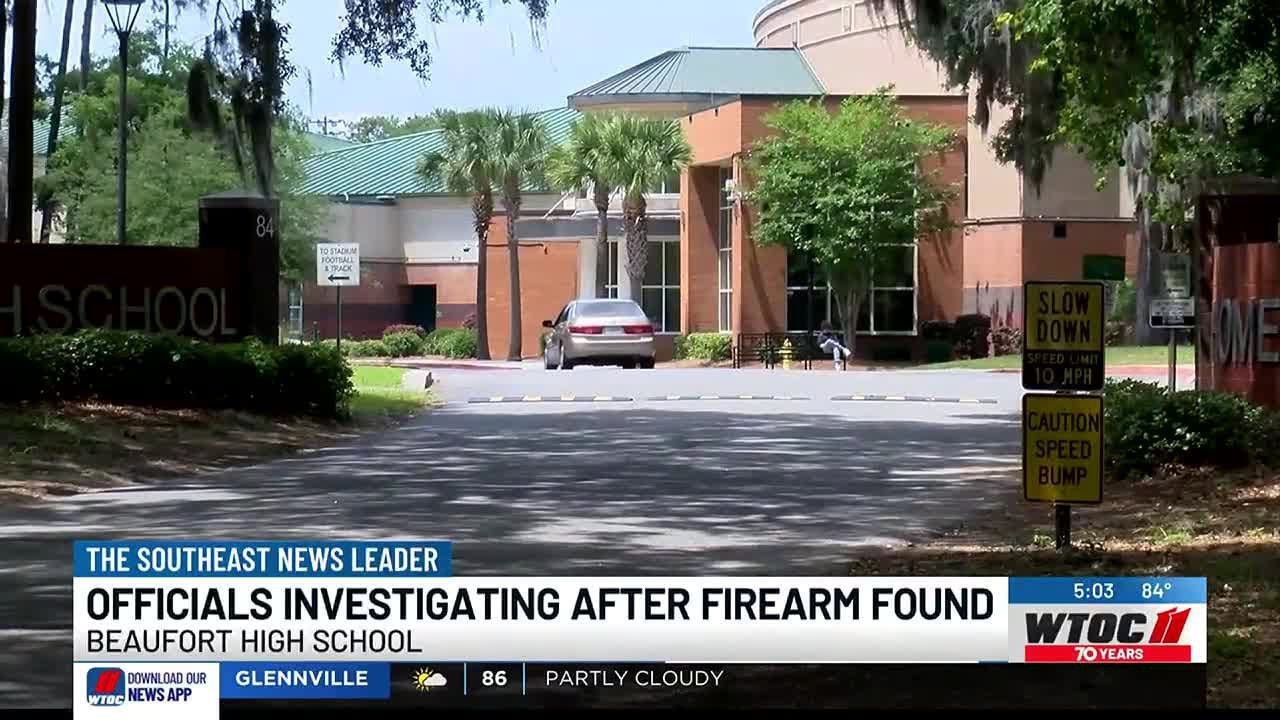Beaufort Police detains student with gun on Beaufort High School property
