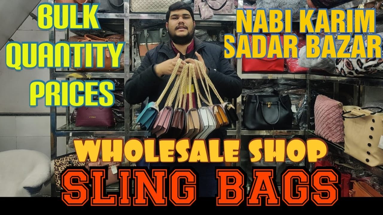 Biggest Bag Market: ब्रांडेड बैग्स खरीदने के लिए दिल्ली की ये फेमस मार्केट;  10 रुपए से पर्स की शुरूआत - Asia largest bag market nabi kareem market in  delhi famous for branded