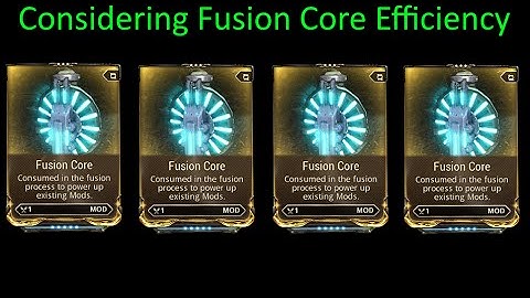 Fusion Core Efficiency (Warframe Tips)