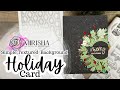 Simple Textured Background Holiday Card