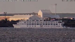 American Glory: First cruise ship at Baltimore since Francis Scott Key Bridge collapse