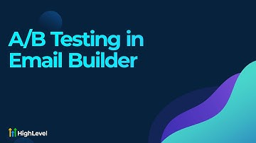 A/B split testing in email builder