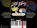 JAX kindness😊Pomni x Jax Heartwarming Moment in School (@pinkorojapan) - Octave Piano Tutorial