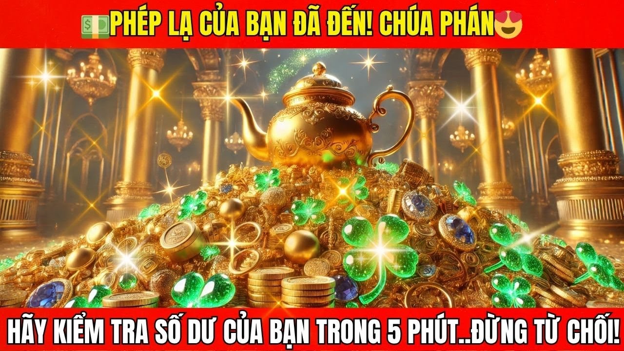 😍💵PHÉP LẠ CỦA BẠN ĐÃ ĐẾN! CHÚA PHÁN, HÃY KIỂM TRA SỐ DƯ CỦA BẠN TRONG 5 PHÚT..ĐỪNG TỪ CHỐI!