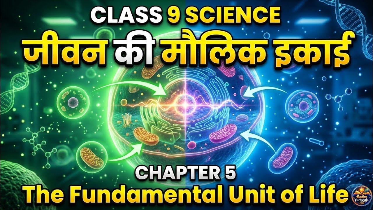 Class 9 Biology: जीवन की मौलिक इकाई | #NCERT | बोर्ड + प्रतियोगिता तैयारी #class9science