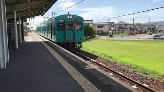 【紀伊小倉駅】105系奈良行き発車