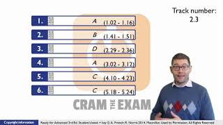 Ready for Advanced Unit 9 p120 Multiple Choice Listening