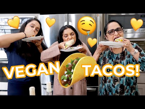 Cooking with the Pandus! | Vegan Tacos with Mama Pandu
