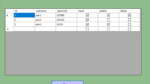 How to Create users and permissions form in VB. net