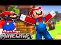 Mario plays minecraft also bedwars d