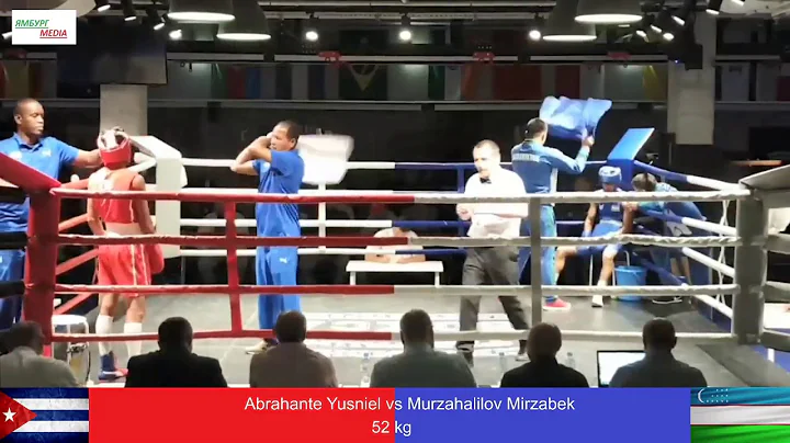 Yusniel Abrahante CUB vs Mirzabek Mirzahalilov UZB...