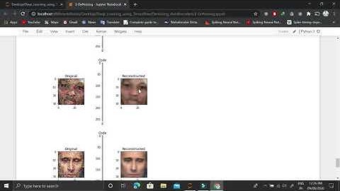 Image DeNoising Convolutional AutoEncoders using Tensorflow