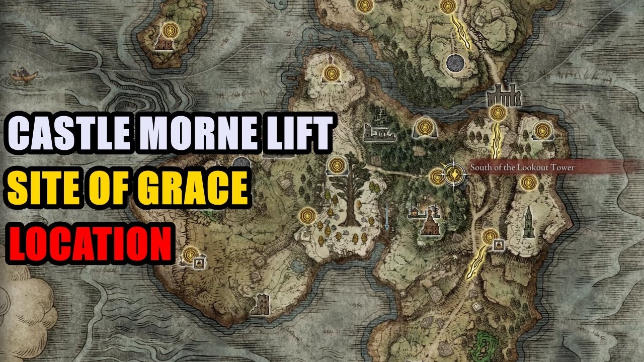 Castle Morne Lift Site of Grace Location Elden Ring - YouTube