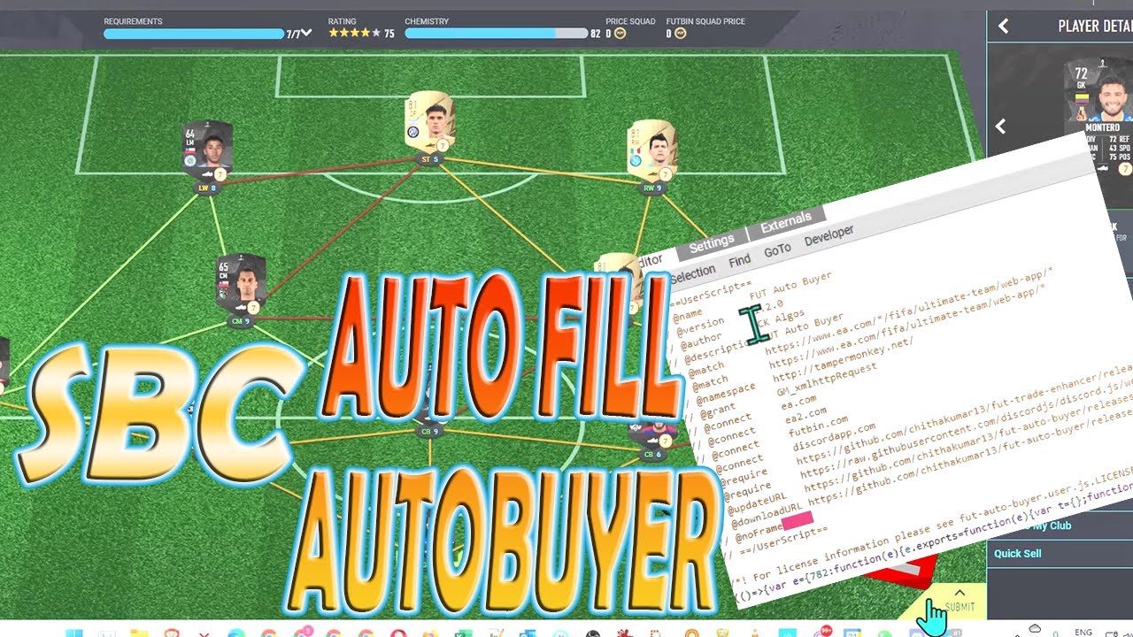 FUT Buyer AUTO - How to automatically snipe players in FIFA Ultimate Team  Companion App 