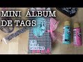 MINI ÁLBUM estilo MIDORI para TAGS │ MIXED MEDIA