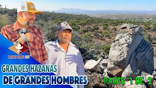 MAESTROS DE LAS OBRAS GIGANTES piedra volcánica