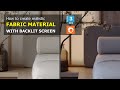 Realistic fabric material with backlit screen | Corona Renderer