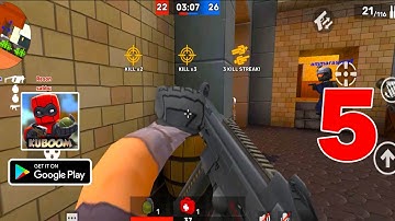 KUBOOM 3D: FPS Shooter  | Team Deathmatch | Walkthrough Gameplay part 5 (Android)