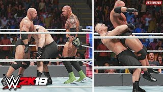 WWE 2K19 Exclusive HD- Brock Lesnar vs Batista vs Goldberg Table Match!!