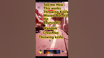 Funny Cross Map Throwing Knife #clips #cod #daliyvideos #trendingshorts #trending #throwingknife