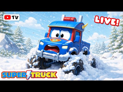 π΄βοΈ LIVE | Super Truck to the Rescue: Winter Mission! πβ·οΈ
