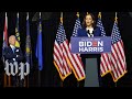 Biden and Harris’s first event together, in 3 minutes