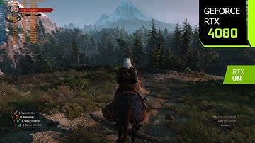 The Witcher 3 Next Gen Patch 4.04 | RTX 4080 4K, 1440p, 1080p DLSS 3 Frame Generation | Ray Tracing