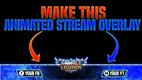 ANIMATED STREAM OVERLAY TUTORIAL | HOW TO MAKE ANIMATED STREAM OVERLAY TUTORIAL |KINEMASTER| LENBERT