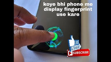 How To Use Display Fingerprint Lock On Any Android || 100 % Secure And Working ||