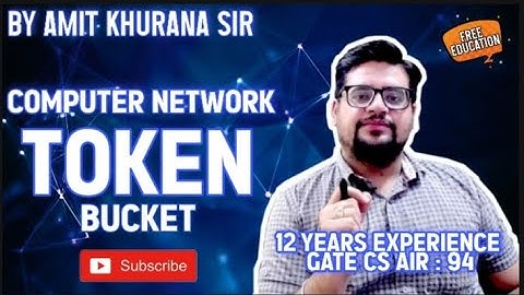 Token Bucket Algorithm In Hindi | Congestion Control In Hindi | Token Bucket